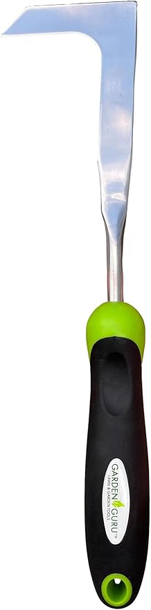 Garden Guru Patio Crack Weeder Tool with Ergonomic Handle – Stainless Steel Weed Puller for Patio Sidewalk Driveway Cracks | Rust Resistant (4 Pack)