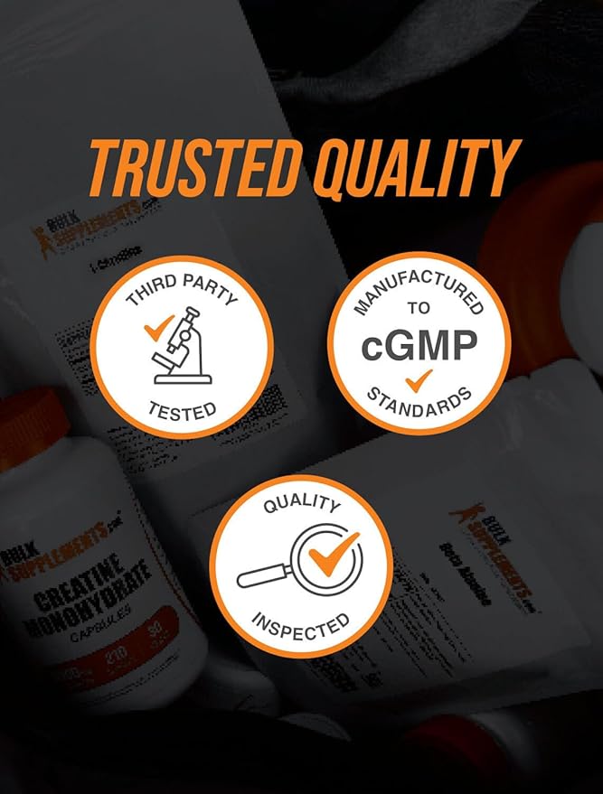 BulkSupplements.com Poudre de Vitamine D3 - Cholécalciférol, Suppléments de Vitamine D, 5000 UI - Sans Gluten, 50mg (125mcg de Vitamine D3) par Portion, 1kg (2.2 lbs) (Lot de 1)