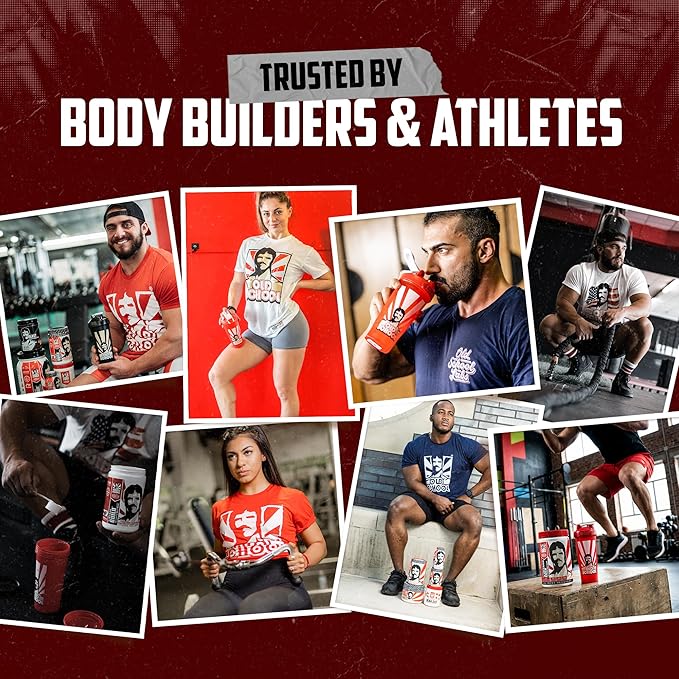 Old School Labs Vintage Build Post-Workout Recovery Powder Drink with BCAAs, Creatine & L-Glutamine to Support Muscle Recovery & Strength for Men & Women – Juicy Watermelon, 30 Servings