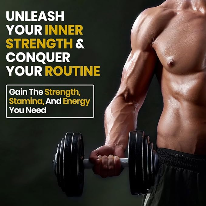 Testosterone Booster for Men Primal Viking (3rd Party Tested) Maca, Horny Goat Weed, Tongkat Ali, Tribulus - Premium Testosterone Supplement for Men Libido Ultra - Builder Pills