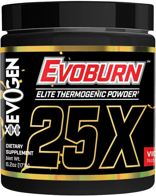 Evogen Evoburn - Thermogenic Fat Burner for Men & Women | Energy, Focus, & Appetite Control | Advanced Metabolism Booster Fat Burner Formula with MitoBurn & Caffeine | Victory Punch | 30 Servings