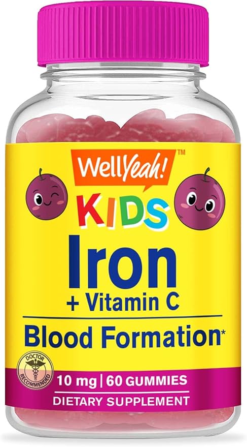 WellYeah Vitamin D3+K2 Kids + Iron + Vitamin C Kids, Gummies Bundle - Great Tasting, Vitamin Supplement, Gluten Free, GMO Free, Chewable Gummy