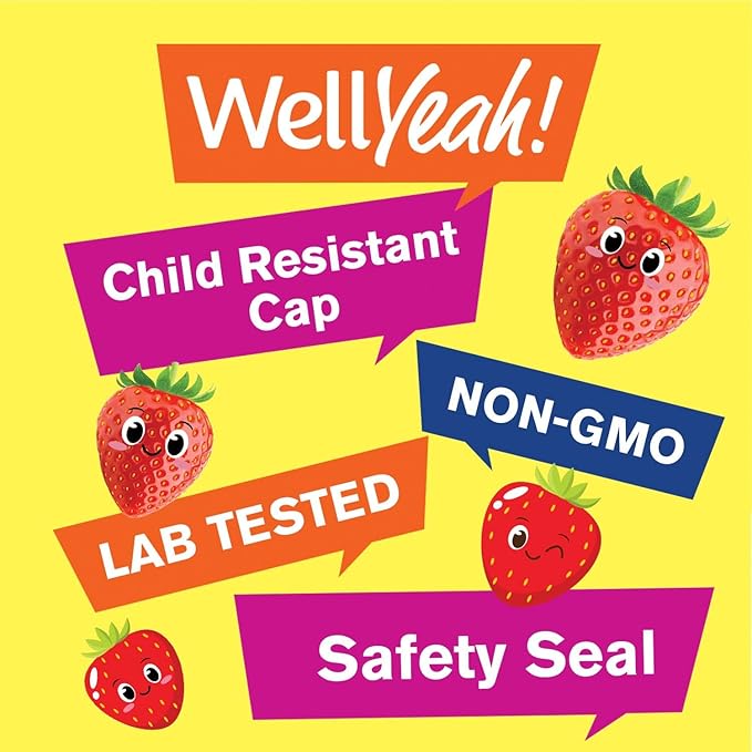 WellYeah Vitamin D3+K2 Kids + Iron + Vitamin C Kids, Gummies Bundle - Great Tasting, Vitamin Supplement, Gluten Free, GMO Free, Chewable Gummy