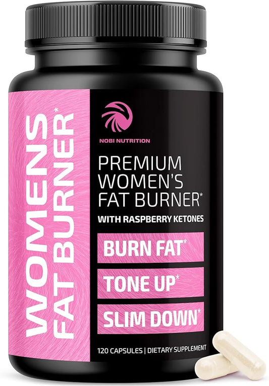 Weight Loss Pills for Women | Fat Burners for Women | Metabolism Booster for Weight Loss Supplement with Raspberry Ketones | Appetite Suppressant, Stomach Fat Burner & Weightloss Diet Pills | 120 Ct
